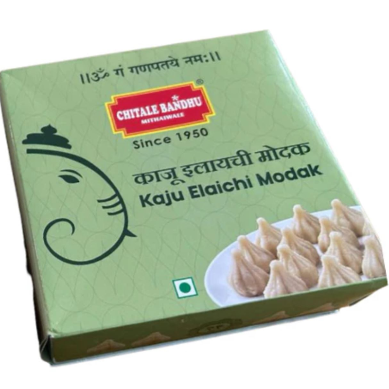 Chitale Bandhu Kaju Elaichi Modak (200gm/ 21pcs)  Main Image